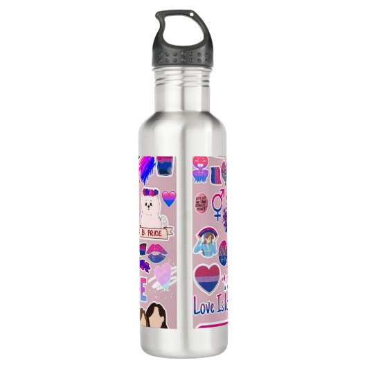 Pride Waterfles (Achterkant)