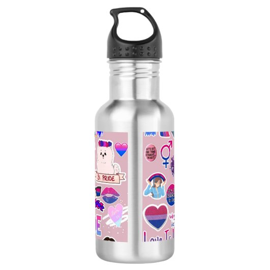 Pride Waterfles (Achterkant)