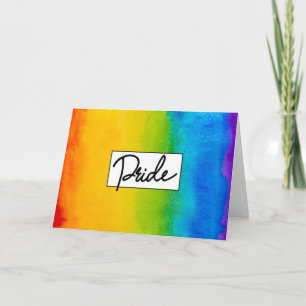 Pride Waterverf stijl Kaart
