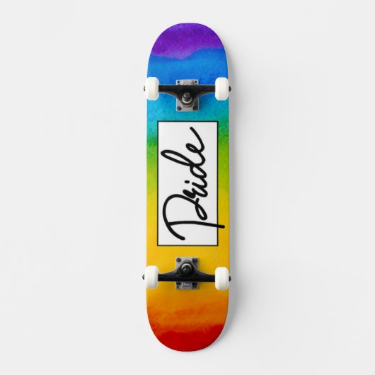 Pride Waterverf stijl Persoonlijk Skateboard (Voorkant)