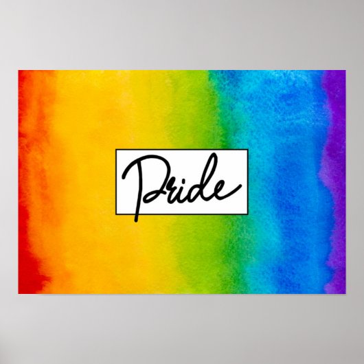 Pride Waterverf stijl Poster (Voorkant)