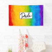 Pride Waterverf stijl Spandoek (Insitu)