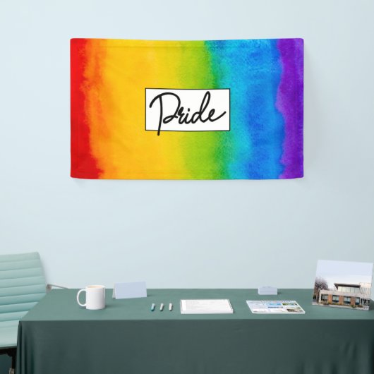 Pride Waterverf stijl Spandoek (Beurs)