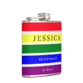 Pride Wedding Bruidsmeisje Hip Flask | Aangepaste  Heupfles (Rechts)