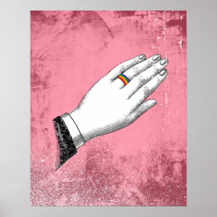 PRIDE WEDDING RING POSTER