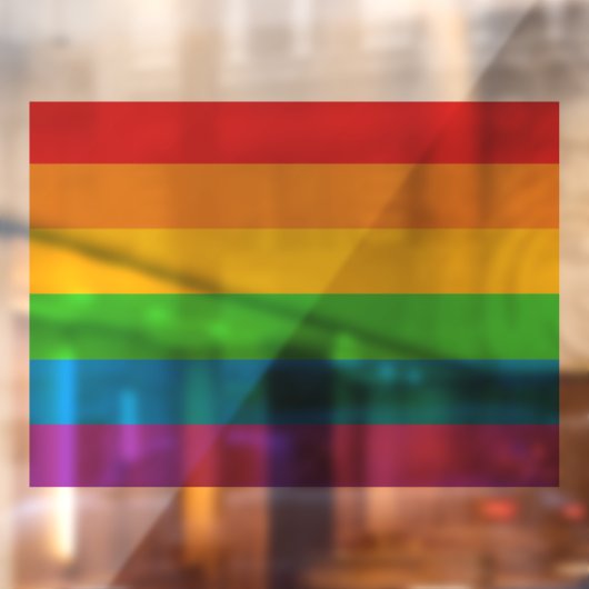 Pride Window Glow Raamsticker (Vel 2)