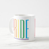 PRIDE Witte Mok (Voorkant links)