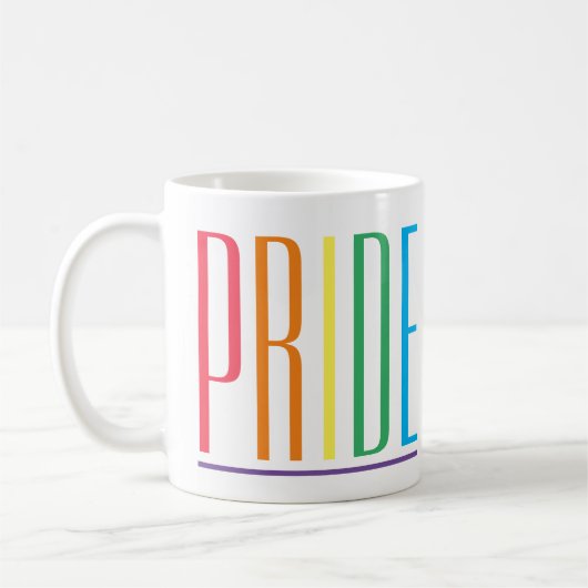 PRIDE Witte Mok (Links)