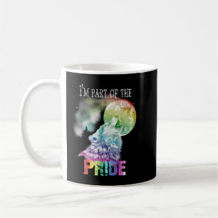 Pride Wolf T-Shirt LGBT Homo Lesbisch Koffiemok