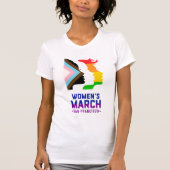 Pride Women's March San Francisco T-shirt (Voorkant)