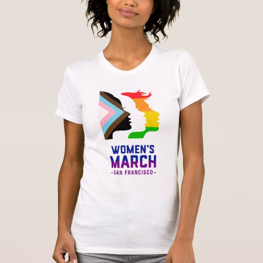 Pride Women's March San Francisco T-shirt (Voorkant)