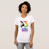 Pride Women's March San Francisco T-shirt (Voorkant volledig)