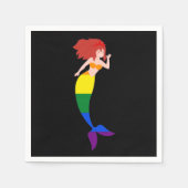 Pride Zeemeermin Servet (Voorkant)