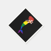 Pride Zeemeermin Servet (Hoek)