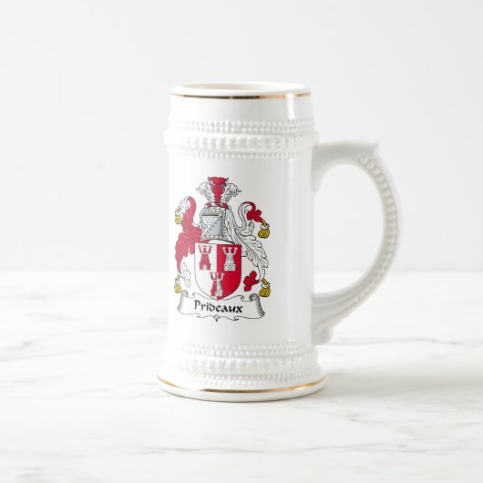 Prideaux Family Crest Bierpul (Rechts)