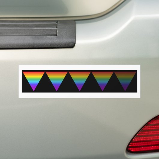 PrideBumperSticker1 Bumpersticker (Op auto)