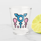 Prideful Blossoms Shot Glass Shot Glas (Voorkant)