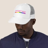 Pridekleuren Gay Pride Trucker Pet (In situ)