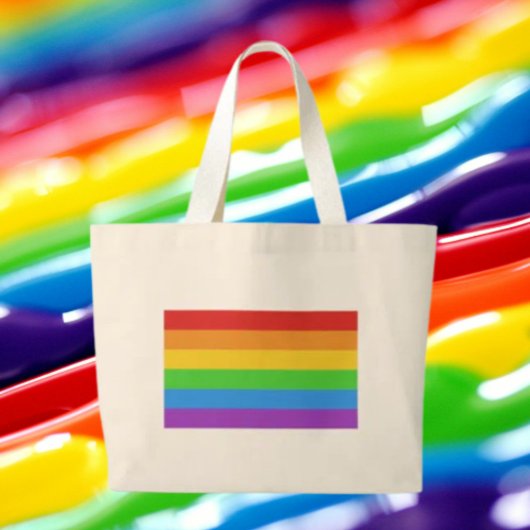 PrideMega: Jumbo Regenboog Pride Grote Tote Bag
