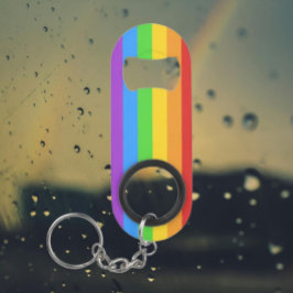 PridePop: Regenboog Pride RVS Mini Flessenopener
