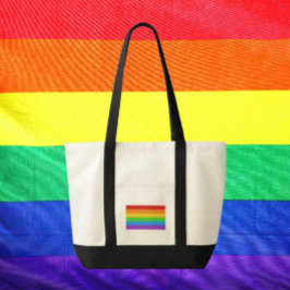 PridePulse: Rainbow Pride Impulse Tote Bag