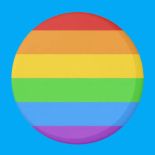 PridePulse: Regenboog Pride Knop Magneet