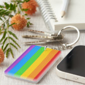 PrideSpark: Regenboog Pride Sleutelhanger (Voorkant Rechts)