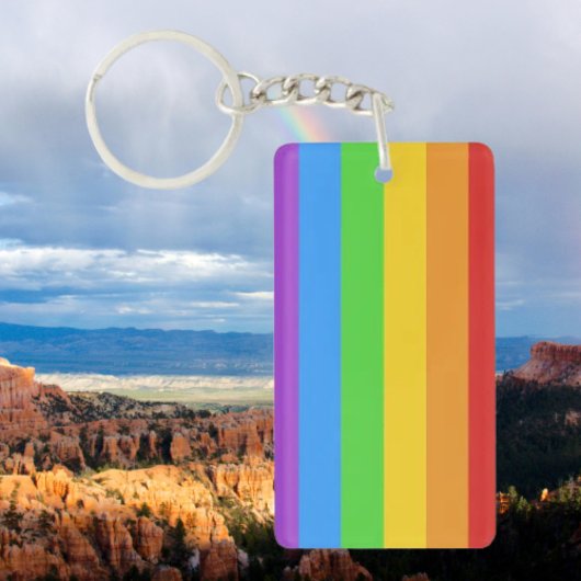 PrideSpark: Regenboog Pride Sleutelhanger