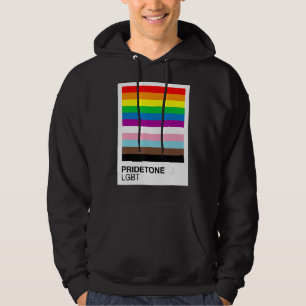 Pridetone Colors Gay Love LGBTQ+ Cute Aesthetic Hoodie