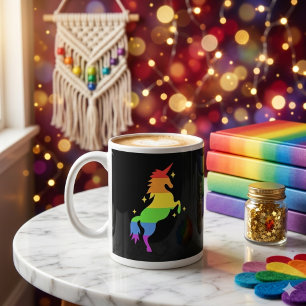 PrideVibe Eenhoorn Regenboog Koffiemok