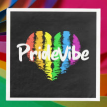 PrideVibe Hart: Krachtige Zwarte Papieren Servette