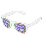 PrideVibe Regenboog Feest Zonnebril (Gekanteld)