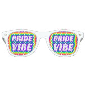PrideVibe Regenboog Feest Zonnebril (Voorkant)