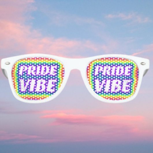 PrideVibe Regenboog Feest Zonnebril
