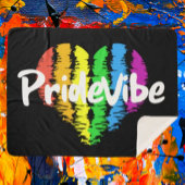 PrideVibe: Wrap jezelf in Rainbow Heart Sherpa Deken