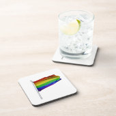 Pridevlag Bier Onderzetter (Rechterzijde)