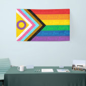 Pridevlag Liefde is Liefde Spandoek (Beurs)