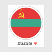 Pridnestrovie / Transnistrië Sticker (Vel)