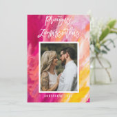 Priecigus Ziemassvetkus Letse foto gepeld (Staand voorkant)