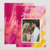 Priecigus Ziemassvetkus Letse foto gepeld (Voorkant / Achterkant)