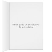 Priecigus Ziemassvetkus Traditioneel Lets Ontwerp (Binnen (Rechts))