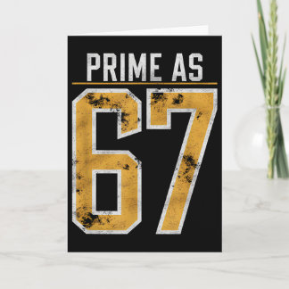 Priemgetal Als 67  Kaart