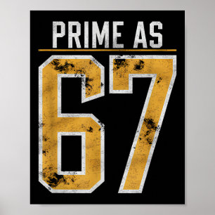Priemgetal Als 67 Poster