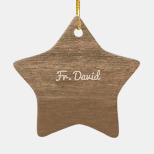 Priest 20th Ordination Jubileum Roos and Rosary Keramisch Ornament (Achterkant)