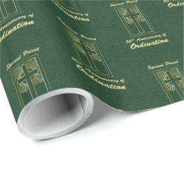 Priest 50ste Jubileum van leder van de Orde Kijk Cadeaupapier