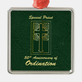 Priest 50ste Jubileum van leder van de Orde Kijk Metalen Ornament