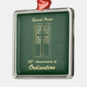 Priest 50ste Jubileum van leder van de Orde Kijk Metalen Ornament (Links)