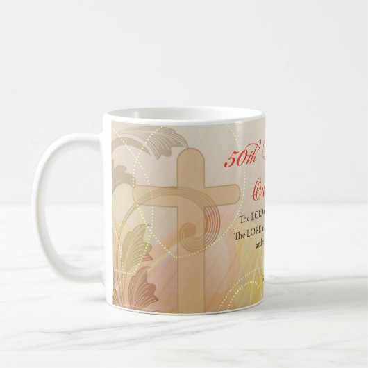 Priest, 50ste Jubileum van Ordination Blessing Koffiemok (Links)