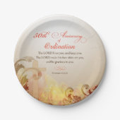 Priest, 50ste Jubileum van Ordination Blessing Papieren Bordje (Voorkant)