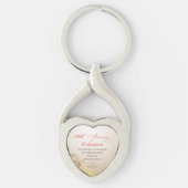 Priest, 50ste Jubileum van Ordination Blessing Sleutelhanger (Voorkant)